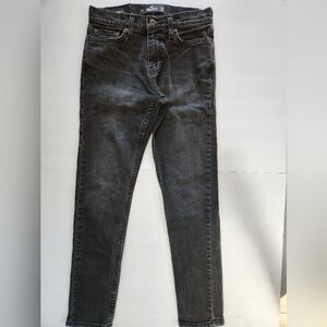 Skinny Hollister Jeans Mens 26x30 blk